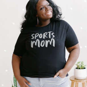 Sports mum cool black and white T-Shirt