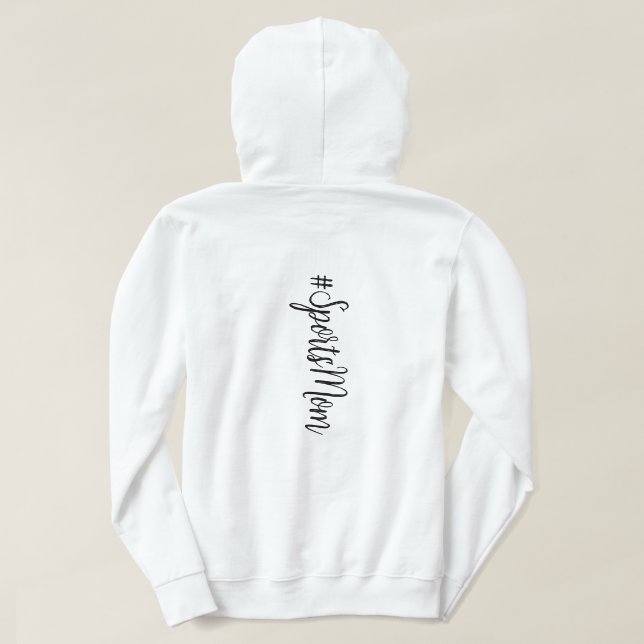 Sports Mum sweatshirt, take kids to sports Hoodie (Design Back)