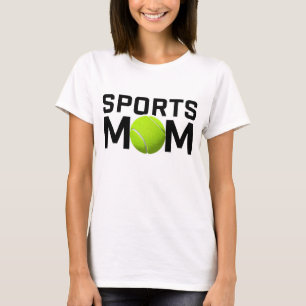 Sports Mum Tennis Design T-Shirt