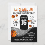 Sports Outdoor Basketball Birthday Invitation<br><div class="desc">Basketball Party Basketball Birthday Invitation  is perfect for your sports themed event!</div>