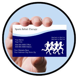 Sports Physical Therapy Business Cards