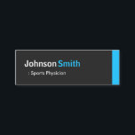 Sports Physician - Personal Aqua Blue Mini Mini Business Card<br><div class="desc">Make a lasting impression with this Mini Business Card—a sleek,  modern way to share your details. Its compact design is stylish and memorable,  perfect for networking and brand growth. Customise every detail effortlessly with Zazzle’s intuitive editing tools.</div>