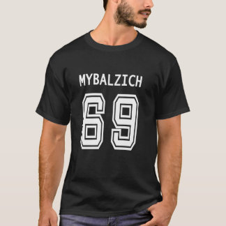Sports Player Mybalzich 69 Funny Adult T-Shirt
