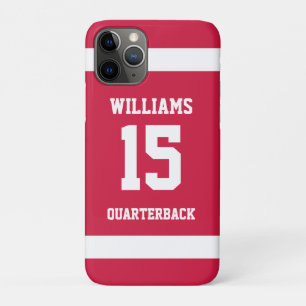 Sports Player Red and Black Case-Mate iPhone Case