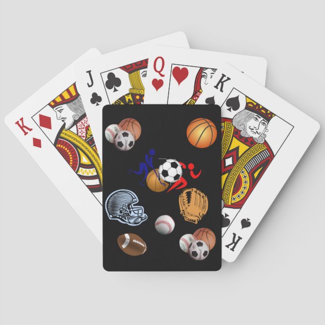 Sports Playing Card Deck (Back)