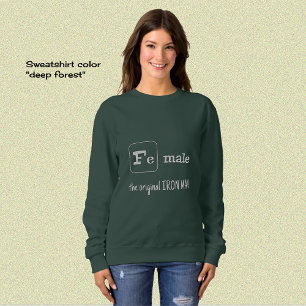Sports pun iron element Female Sweatshirt