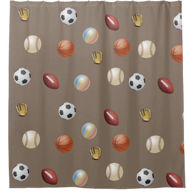 Sports shower curtain (Front)