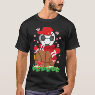 Sports Snowman Joy friends retro T-Shirt