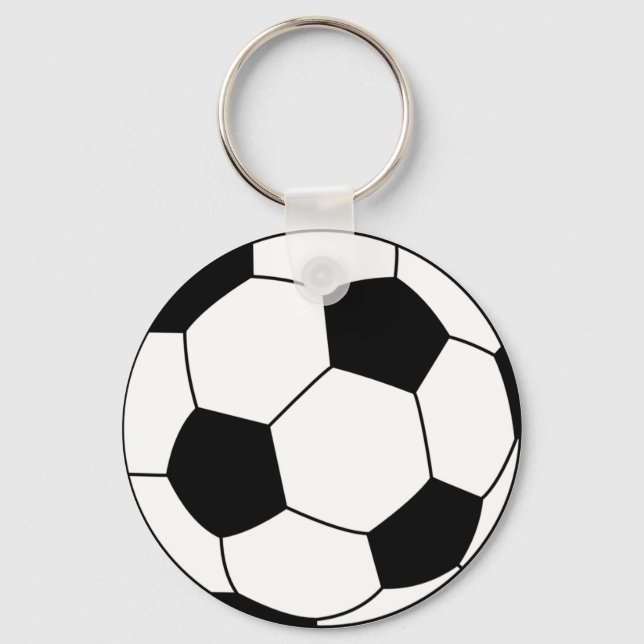 Sports Soccer ball Key Ring (Front)
