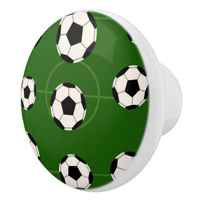 Sports soccer ball pattern door pull (Right)