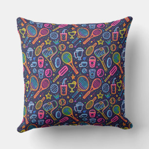Sports sports equipment multicolored cushion