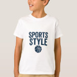 Sports Style Tee<br><div class="desc">Clean and modern sports-style design featuring  a dynamic athletic look perfect for training,  active days,  team spirit,  and everyday sporty outfits.</div>