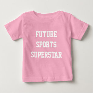 Sports Superstar custom name clothing Baby T-Shirt