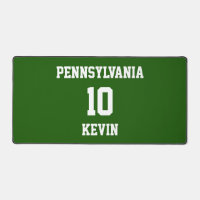 Sports Team Fan Personalised Desk Mat
