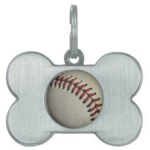 Sports Team Game Ball Baseball Field Coach Art Pet Tag