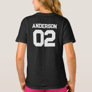 Sports Team Name Number Child Father Matching T-Shirt