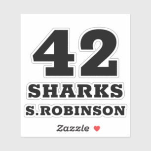 SPORTS TEAM — Personalised Player Stickers