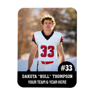 Sports Team Player (3"x4"in) Photo Magnet
