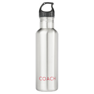 Sports Team Spirit Life School COACH Red 710 Ml Water Bottle