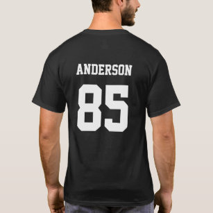 Sports Team with Name and Team Number T-Shirt