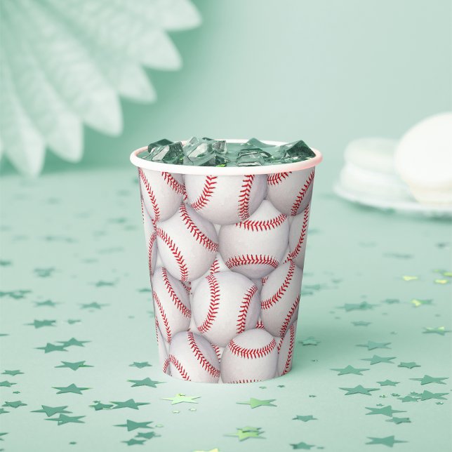Sports Theme Baseball Birthday Gift Bag Paper Cups (Creator Uploaded)