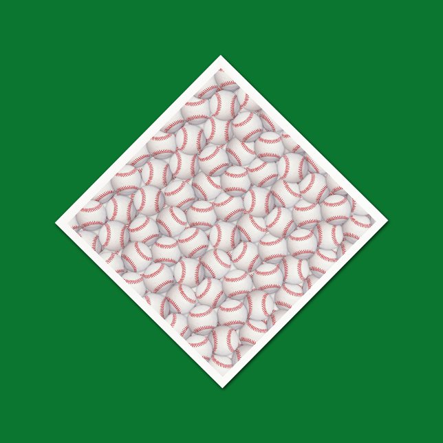 Sports Theme Baseball Paper Napkins (Creator Uploaded)