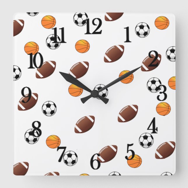 Sports Theme Clock (Front)