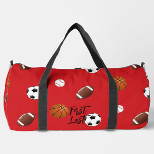 Sports Theme Duffle Bag HAMbWG