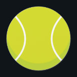 Sports Theme Tennis Ball Party Invitation<br><div class="desc">This tennis ball sports themed round party invitation features an yellow and white tennis ball on the front . The back of the invitation has template areas for you to customise with your party information.</div>