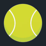 Sports Theme Tennis Ball Party Invitation<br><div class="desc">This tennis ball sports themed round party invitation features an yellow and white tennis ball on the front . The back of the invitation has template areas for you to customise with your party information.</div>