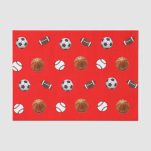 Sports Theme Tissue Paper