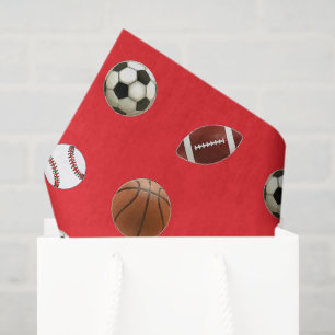 Sports Themed Gift Tissue Paper