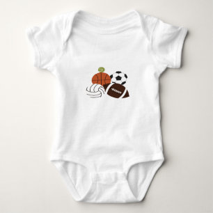 sportsballillustration baby bodysuit