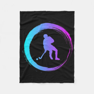 Sportsman Hockey Field Hockey _7 Fleece Blanket