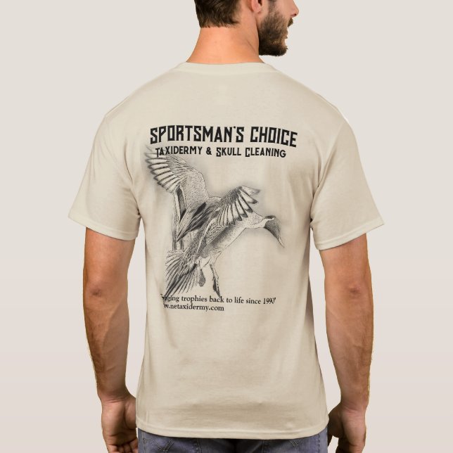 Sportsman's Choice Taxidermy Pintail T-Shirt (Back)