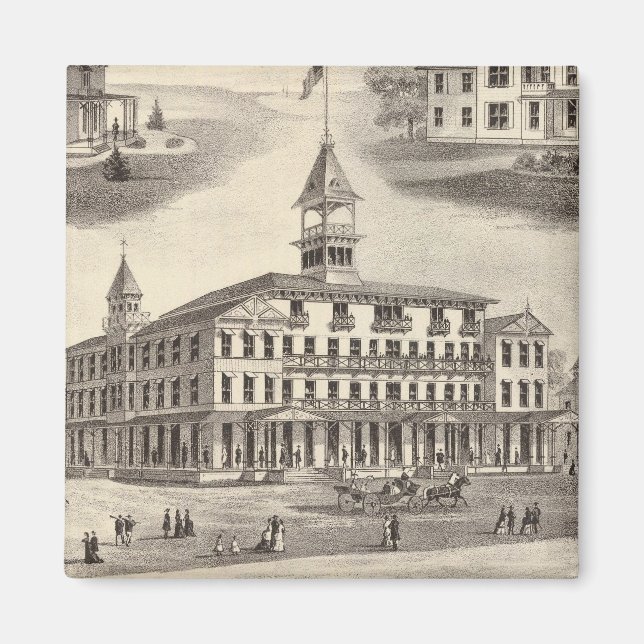 Sportsman's Hall & Cottages Magnet (Front)