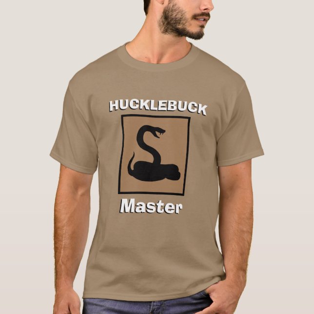 Sportswear Snake Hunter Bayou HUCKLEBUCK MASTER T-Shirt (Front)