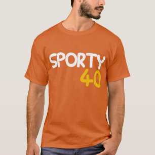 SPORTY 40 Graphic BIRTHDAY Tee