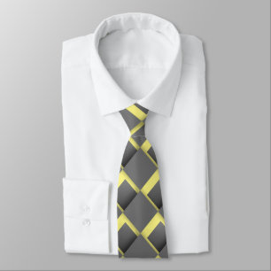 Sporty Abstract Print Necktie