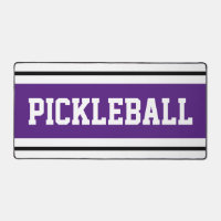 Sporty Athletic Purple Black White Racing Stripes
