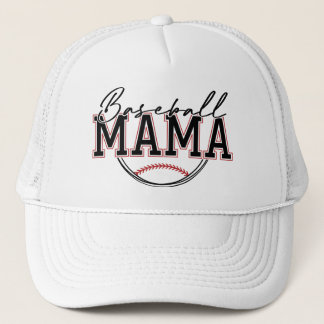 Sporty Baseball Mama Vibes Ball Cap