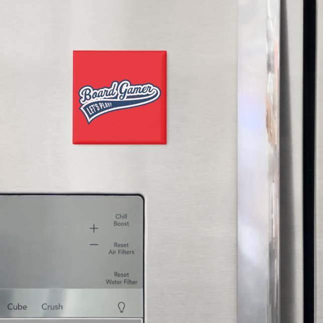 Sporty Board Gamer Magnet (In Situ (Fridge))