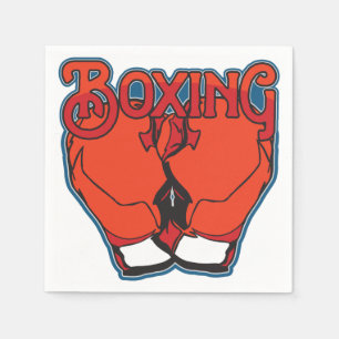 Sporty Boxing Napkin