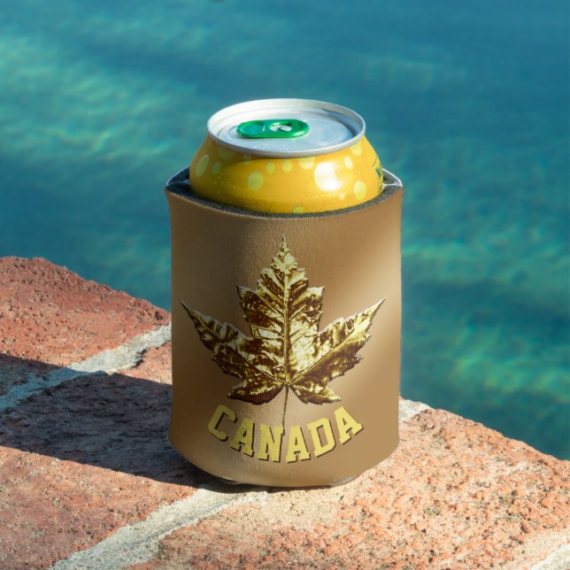 Sporty Canada Souvenir Can Cooler Personalised (In Situ Pool)