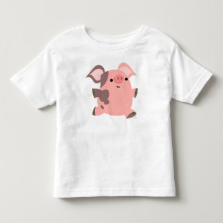 Sporty Cartoon Pig children T-shirt