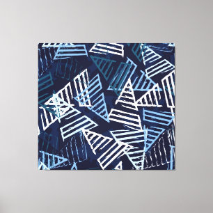 Sporty Fun: Creative Seamless Wallpaper. Canvas Print
