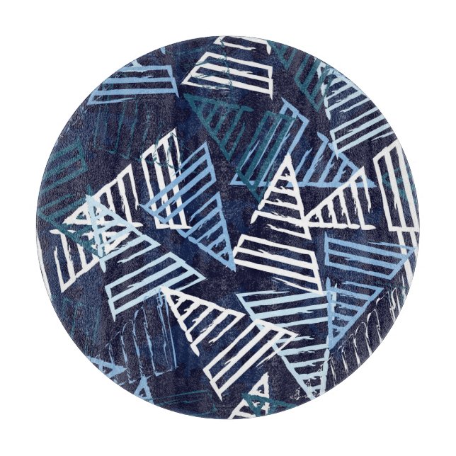 Sporty Fun: Creative Seamless Wallpaper. Cutting Board (Front)