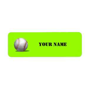 Sporty Green Baseball School Book