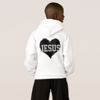 sporty heart JESUS lettering |