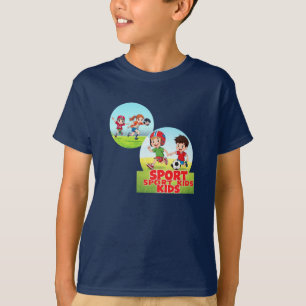 Sporty Kids Fun Playtime Design  T-Shirt
